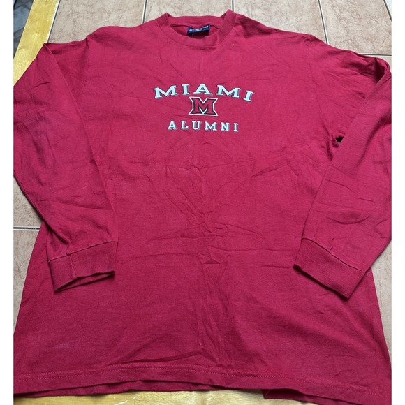 Vintage Miami Ohio University Sweatshirt‎ Mens Sz Small Red Jansport USA Made - Picture 1 of 7